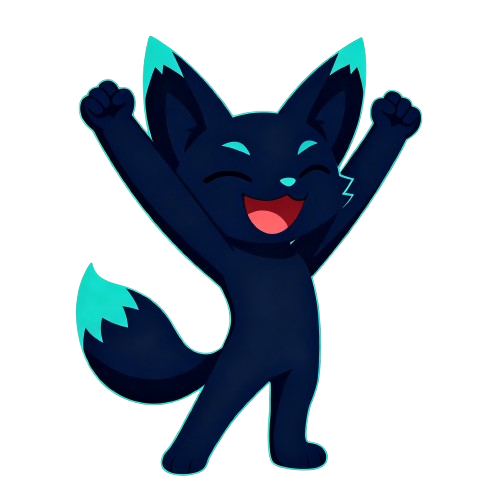 Mascota de Foxii Dev — Festeja